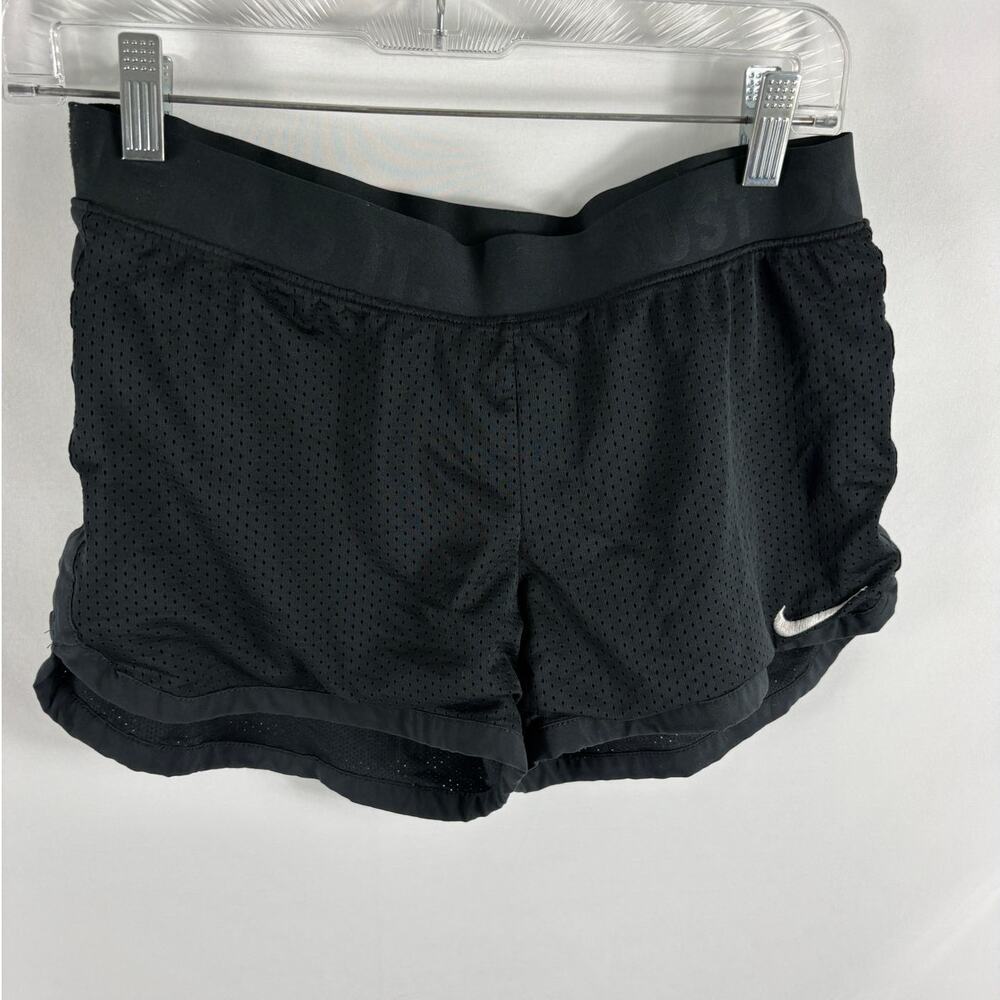 Nike Dri Fit Black Mesh Shorts Size Small